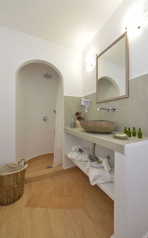 Salle de bain de la Villa Pelagos