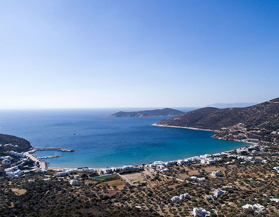 Vue sur la mer depuis la Villa Pelagos