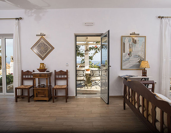 Le salon de la Villa Pelagos